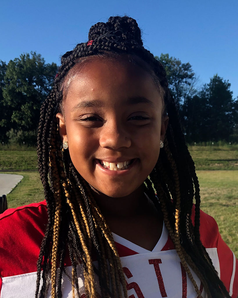 Brooklyn Griffith, 9, Cedar Ridge Elementary School, fourth grade